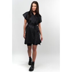 Designer kittel i sort model med klassisk krave str l-xxl