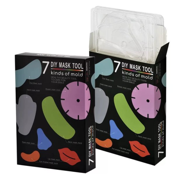 Maske forme til �jen, l�be, bryst og halsmaske
