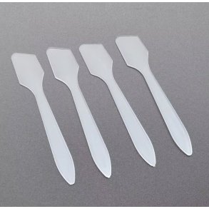 Creme spartel i plast 10 stk.