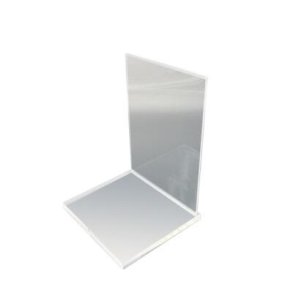 Disk displays med udskiftelig plakat