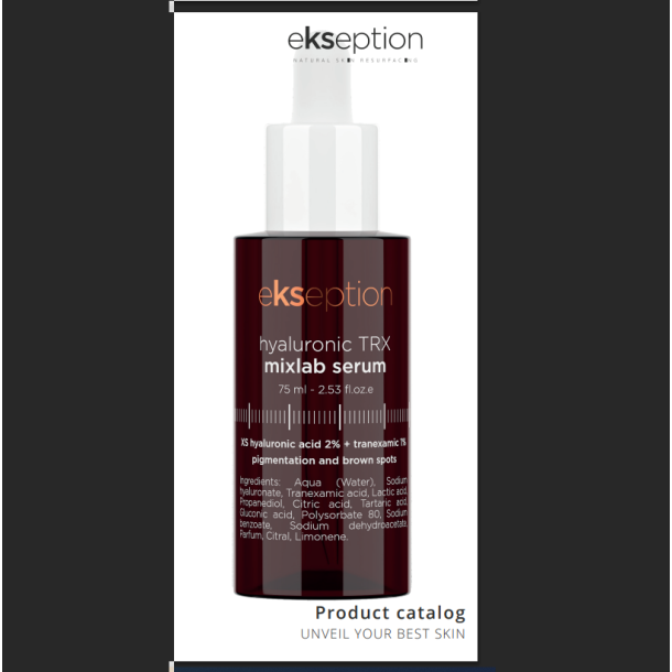 Produkt brochure i Ekseption 25 stk