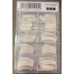 Gelamour negletipper Hvid