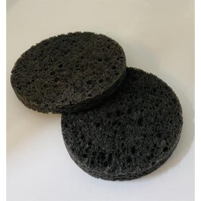 Sort afrensnings svampe 8 cm x 1 cm 1 stk